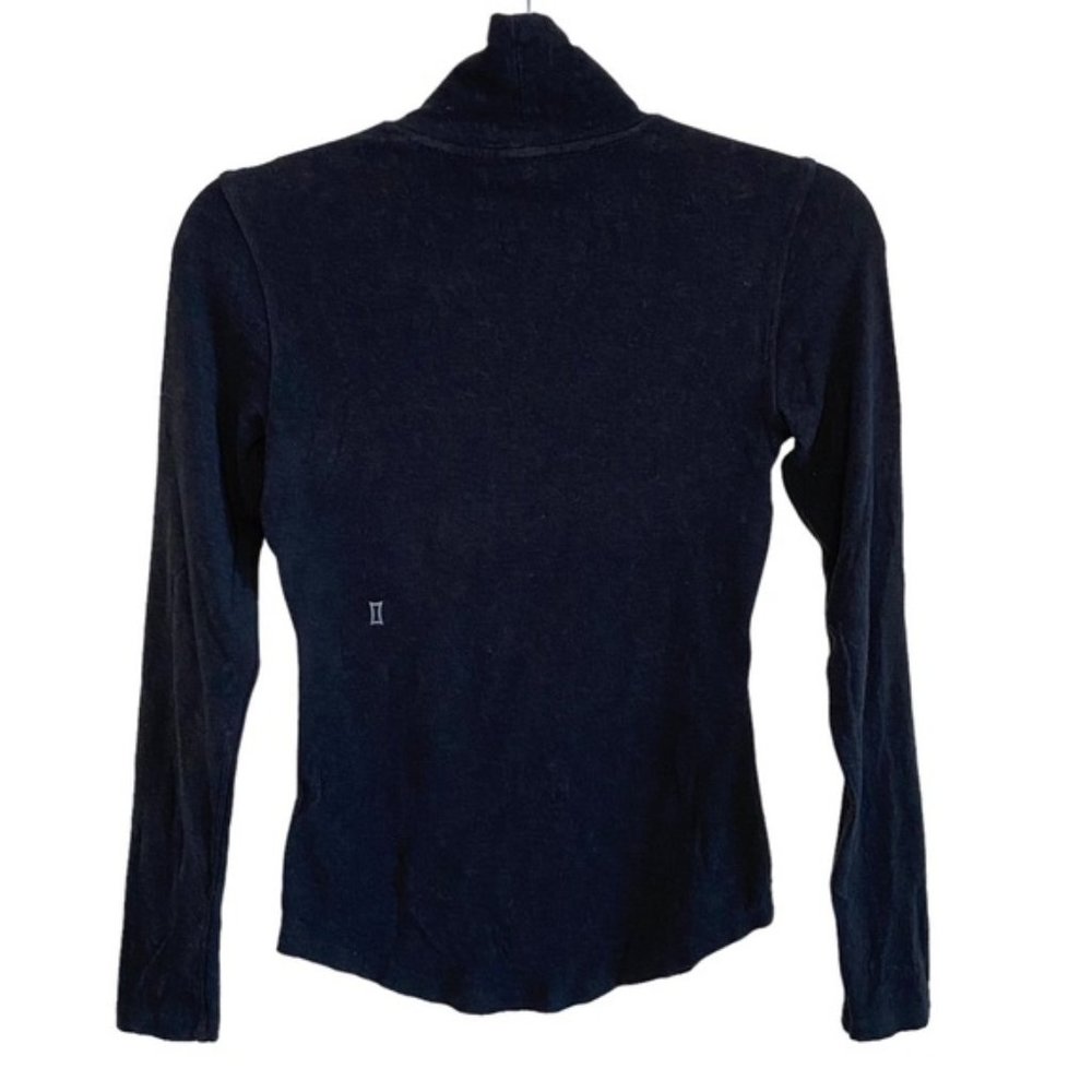 Kit and Ace - BRUSHED MOCK TURTLENECK in CHARCOAL - SIZE XS - Picture 2 of 9